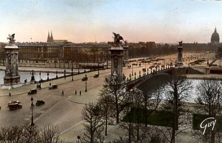 Le pont Alexandre III., Paríž